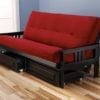 Sedona-futon-with-red-cover-and-drawers-sleepworksny.com