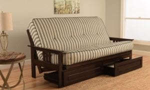 Sedona-futon-with-striped-cover-and-drawers-sleepworksny.com