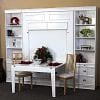 Tablebed-Wall-Bed-Murphy-Bed-Hidden-Bed Shown in white