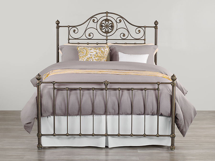Danbury Iron Bed By Wesley Allen Sleepworks Wesley Allen Danbury Aged Copper Brown Iron Bed
