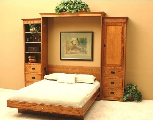 Mission-Murphy-Bed-Wall-Bed-unset-Oak-open