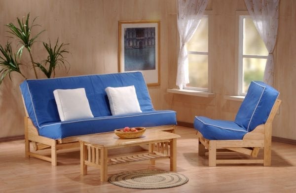 Tribecca-Futon-Frame-and-Lounger-in-Wood