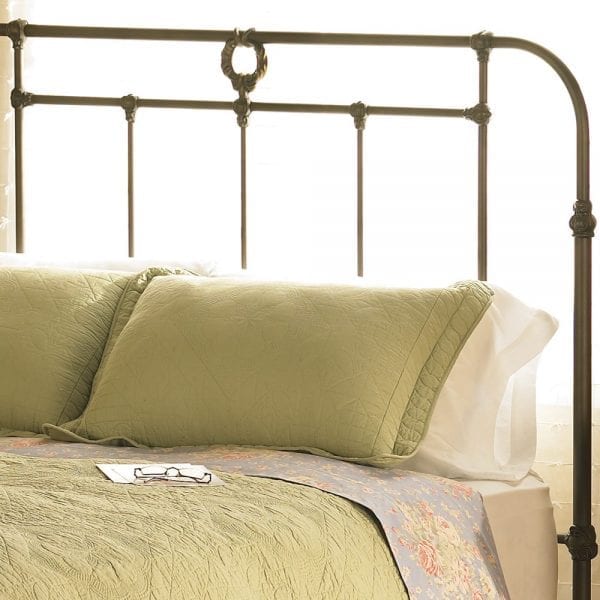 Wesley-Allen-Wellington-textured-aged-bronze-Iron-Bed-headboard-sleepworksny.com