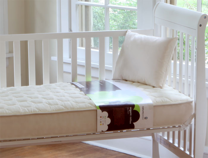 naturepedic breathable organic cotton 2 stage crib mattress
