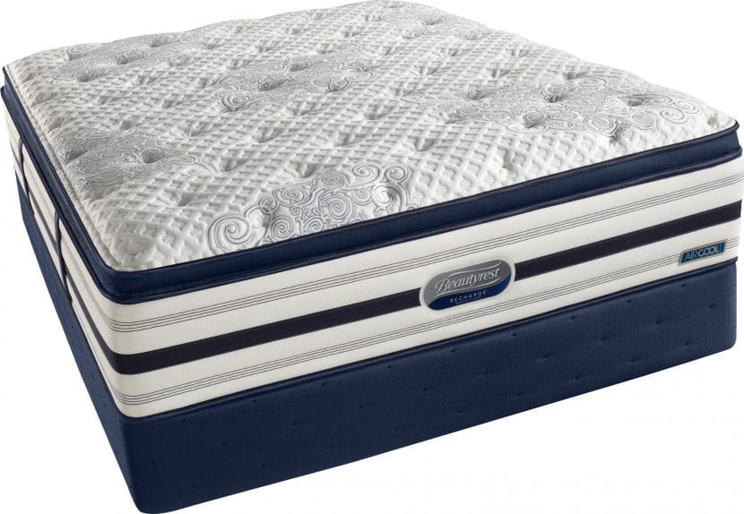 beautyrest plush euro top mattress and foundation set