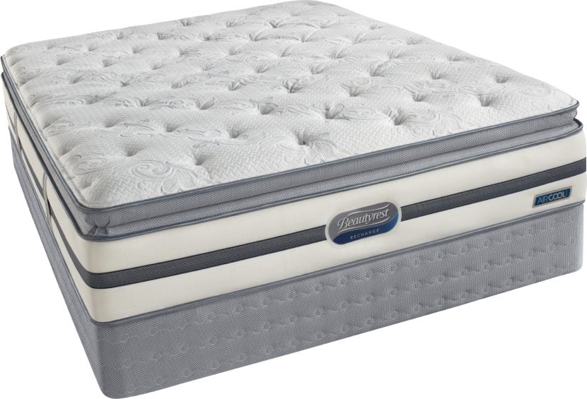 simmons beautyrest recharge pillow-top mattress sets groupon