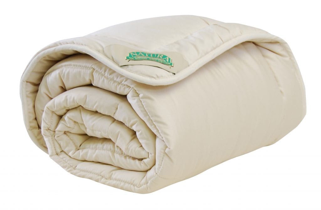 natura cotton filled mattress topper