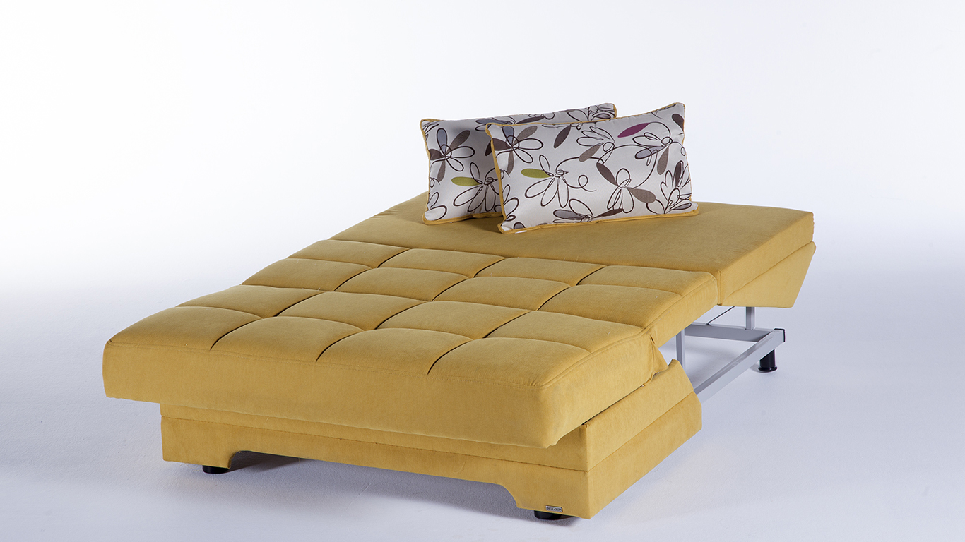 yellow sofa bed sale