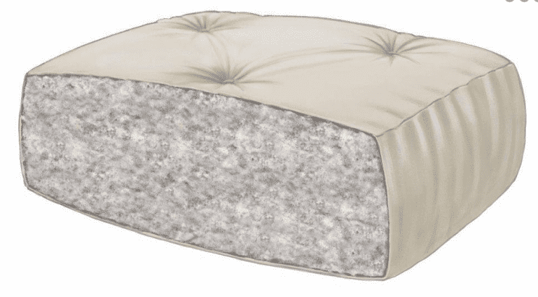 10-inch cotton twill futon mattress by mozai