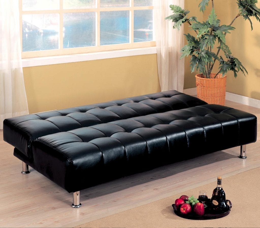 Armless Futon Sofa Bed By Coaster | Sleepworks