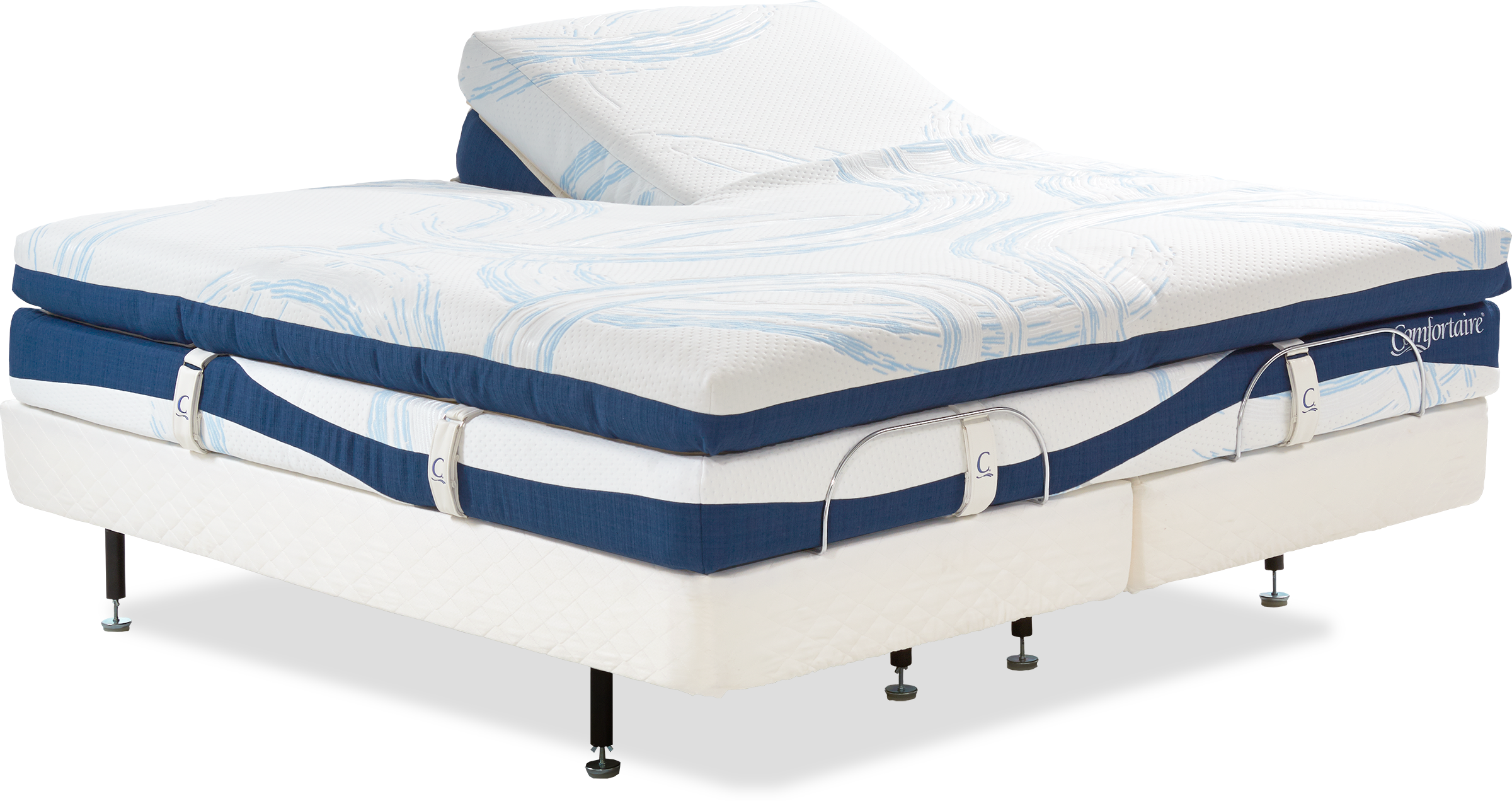 comfortaire single bladder queen mattress