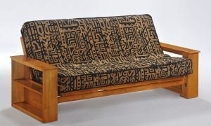 Princeton-shelf-futon-frame-honey-oak-sleepworksny.com