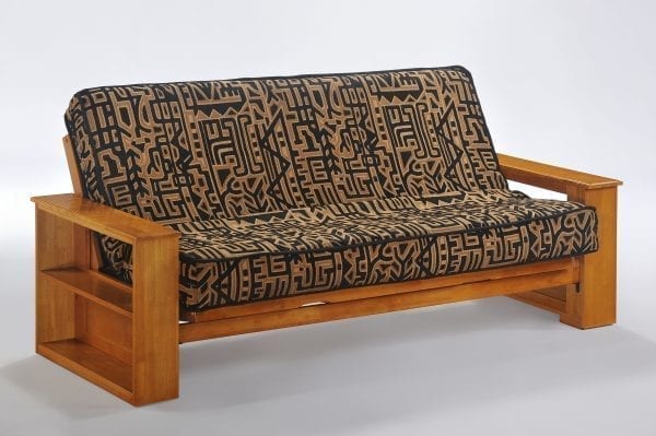 Princeton-shelf-futon-frame-honey-oak-sleepworksny.com