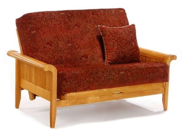 venice-roll-arm-futon-love-seat-gold-sleepworksny.com