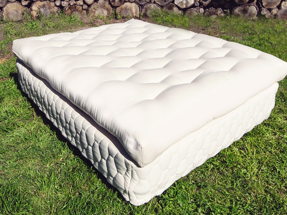 under the canopy organic latex and wool mattress