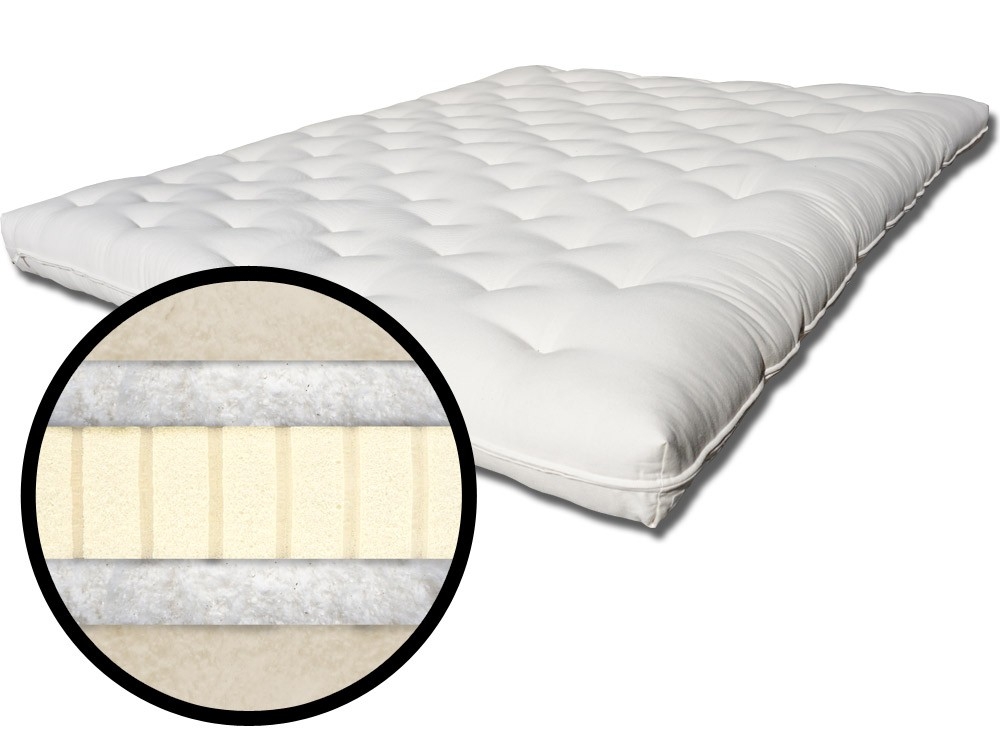 latex futon mattress organic
