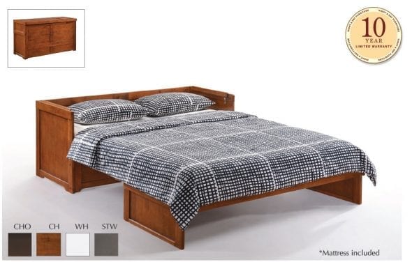 Sleep-Chest-Cabinet-cube-Bed-chocolate-warranty-sleepworksny.com