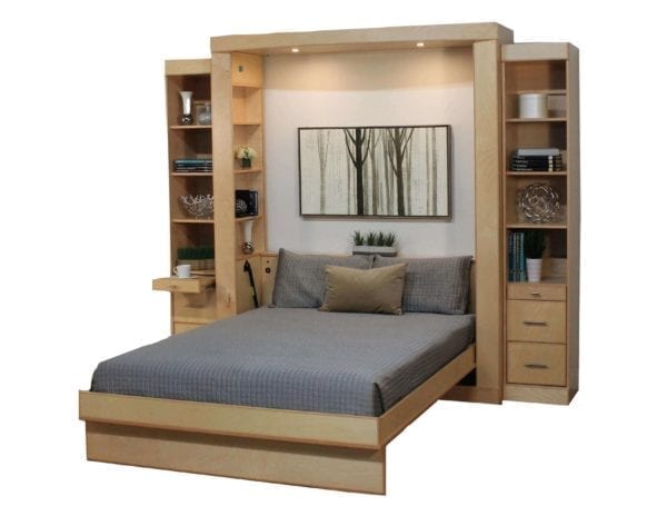 euro-deluxe-murphy-table-bed with mattress