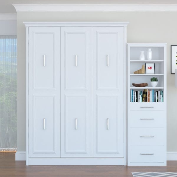 Allegra portrait vertical murphy bed with 1 side closed