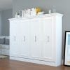 Alegra Full Landscape (Horizontal) Murphy Bed corner view