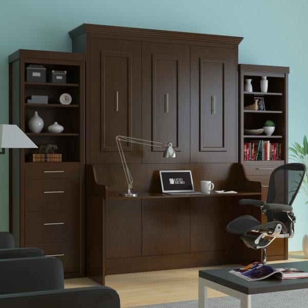coventry queen murphy bed with sides and desk