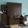 coventry queen murphy desk bed with side closed