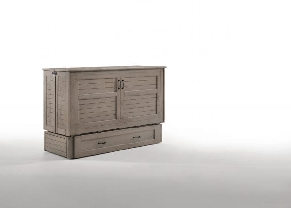 Poppy Murphy Cabinet Bed Brushed Driftwood Closed