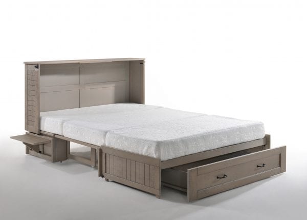 Poppy Murphy Cabinet Bed Brushed Driftwood Tray up