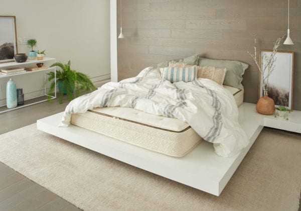 naturepedic-Halcyon-Azure-organic-mattress in room