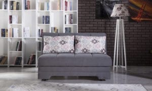 Twist-pure-gray-love-seat-sofa-sleeper-sleepworksny.com