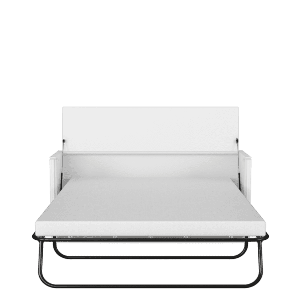 Sleepworks Console Queen Sleeper White front facing mattress