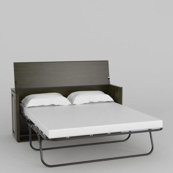 Sleepworks-console-queen-sleeper-anthracite mattress