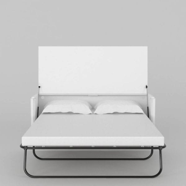Sleepworks-queen-console-desk-sleeper white open front