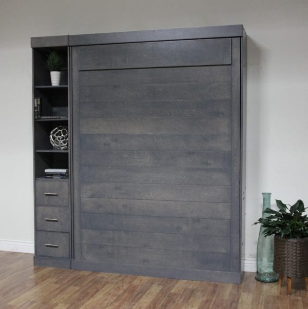 Fern-Murphy-wall-bed-gray closed with 1 side