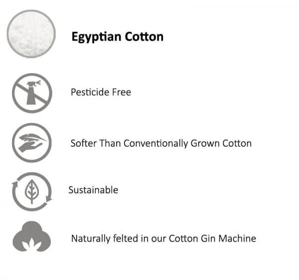 ramses3 futon mattress egyptian cotton layer