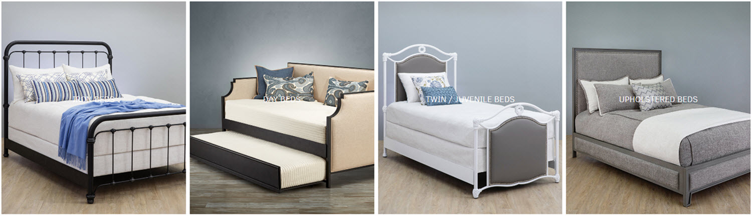 wesley allen iron beds, daybeds, juvenile and upholstered beds
