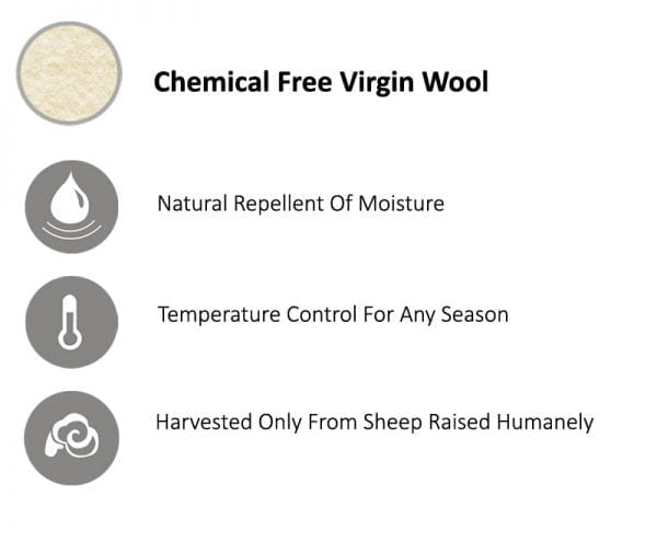 sweet pea chemical free crib mattress virgin wool
