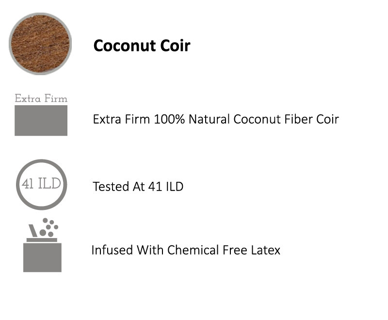sweet pea chemical free coconut crib mattress
