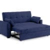 Nantucket twin chair sofabed navy as ottoman