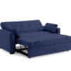 Nantucket twin chair sofabed navy reclined