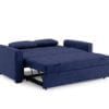 Nantucket twin chair sofabed navy open