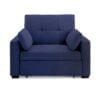Nantucket twin chair sofabed navy