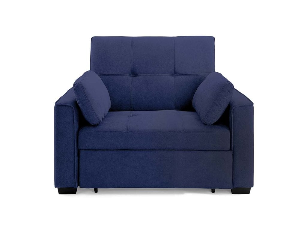 Cape Cod Nantucket Futon Sofa Sleeper Bed Navy Blue Sleepworks