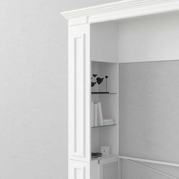 Allegra-queen-white-murphy-wall-bed-inside shelves