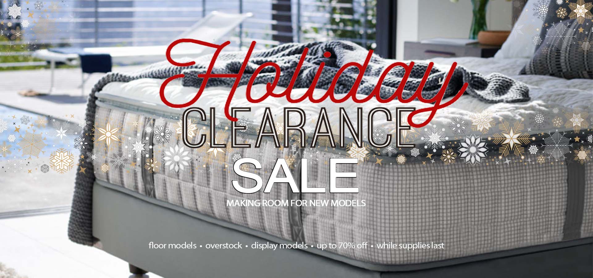 holiday clearance sale slider