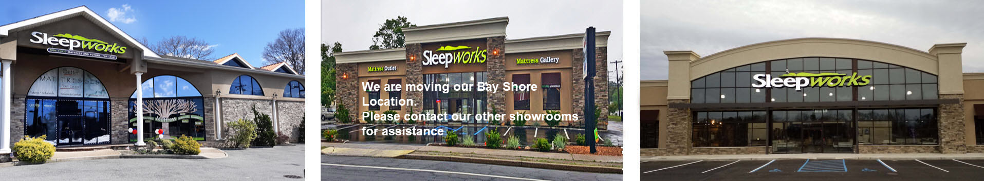 Showrooms sleepworks moving bayshore