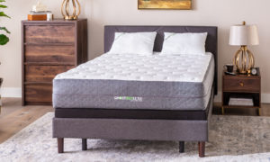 ghostbed luxe mattress in room