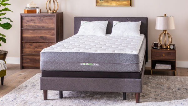 ghostbed luxe mattress in room