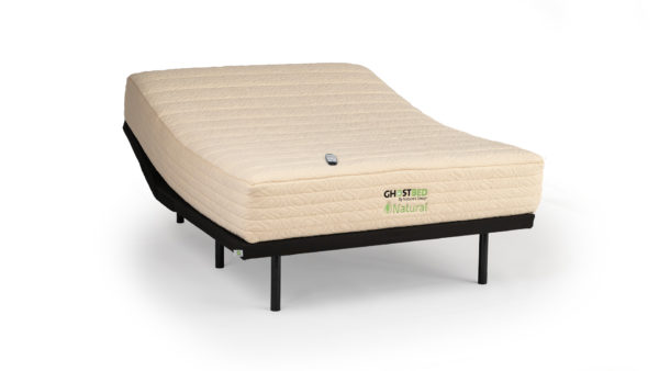 ghostbed natural latex mattress on adjustable
