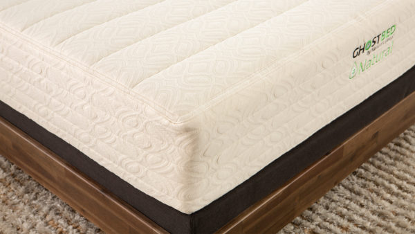 ghostbed natural latex mattress corner